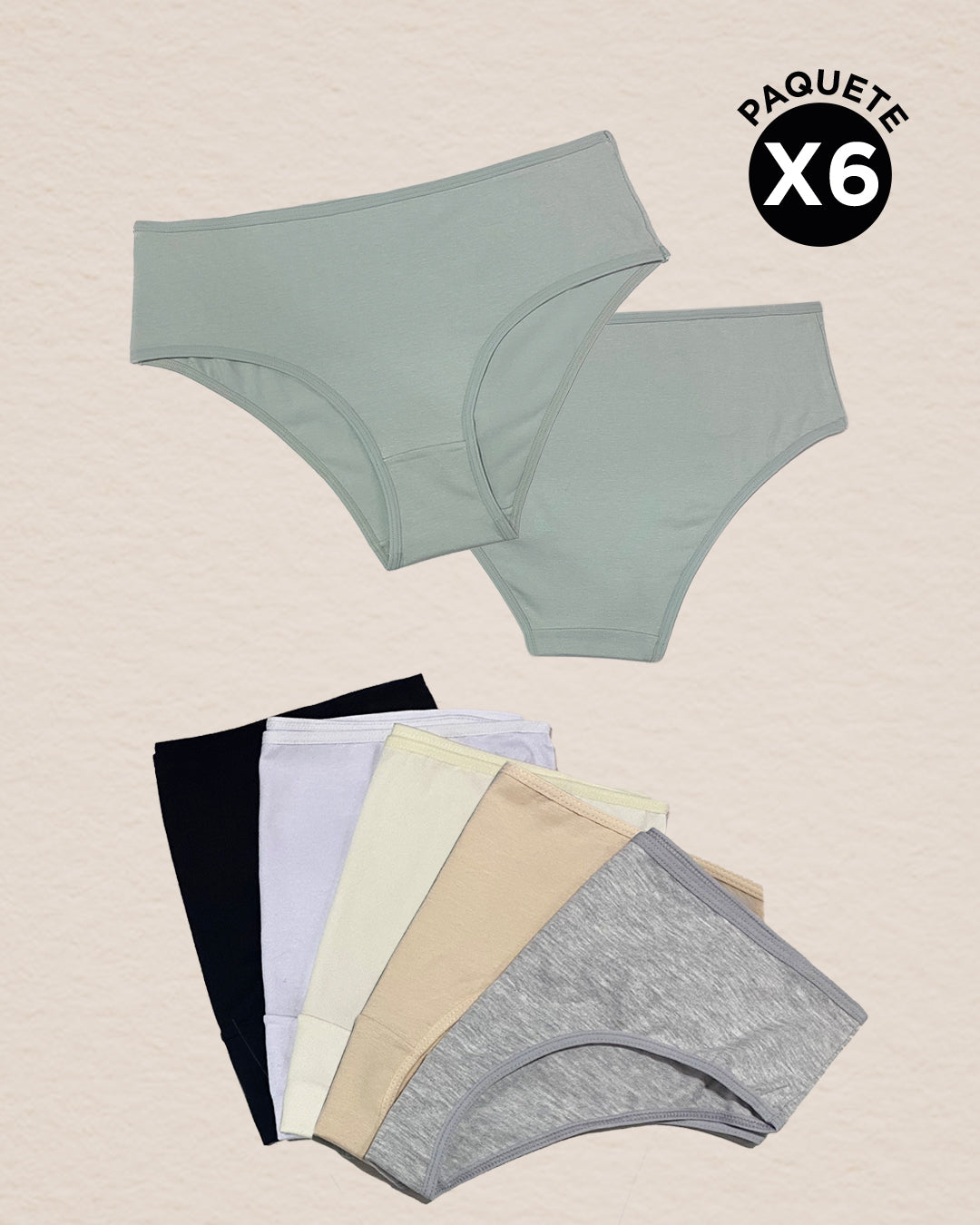 Semanario X6 Panty Clásico Alma